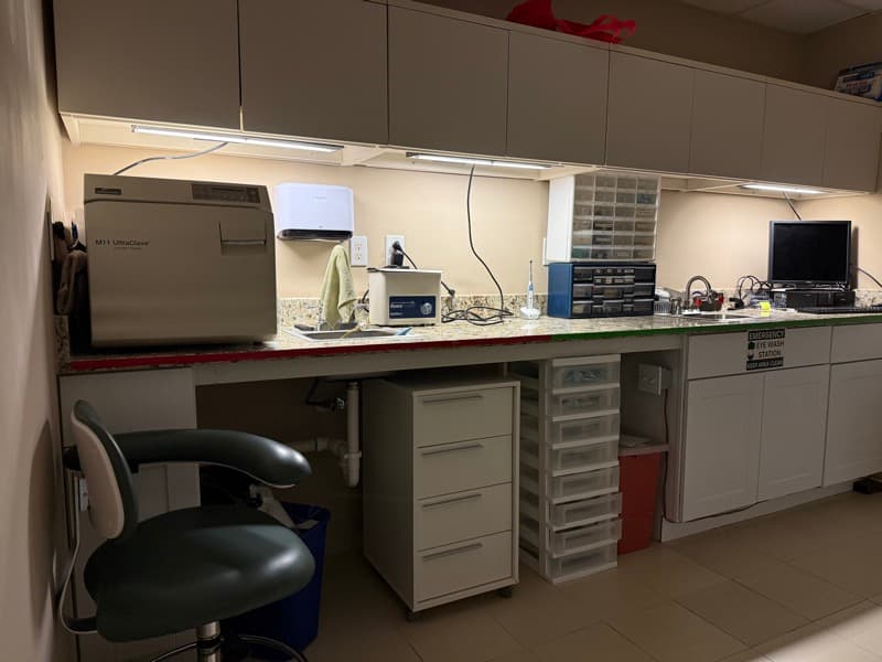 Sterilization and lab area